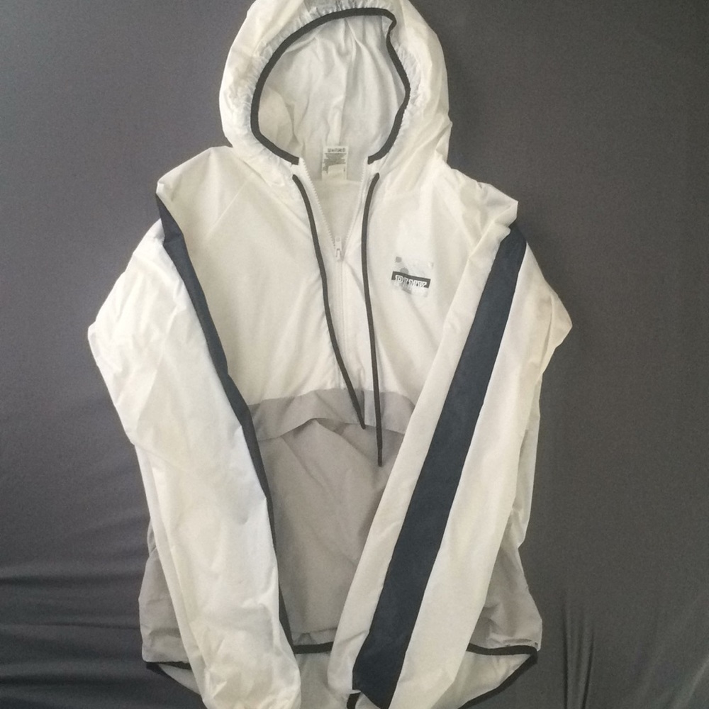 PINK pullover rain windbreaker